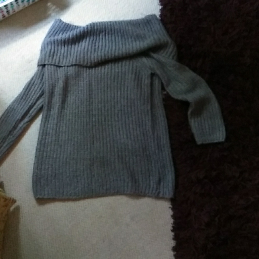 Off shoulder sweater
